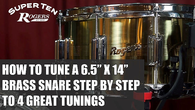 HOW TO TUNE A BRASS SNARE STEP BY STEP TO 4 GREAT TUNINGS